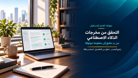 التحقق من مخرجات الذكاء الاصطناعي — من رد مقنع إلى معلومة موثوقة
