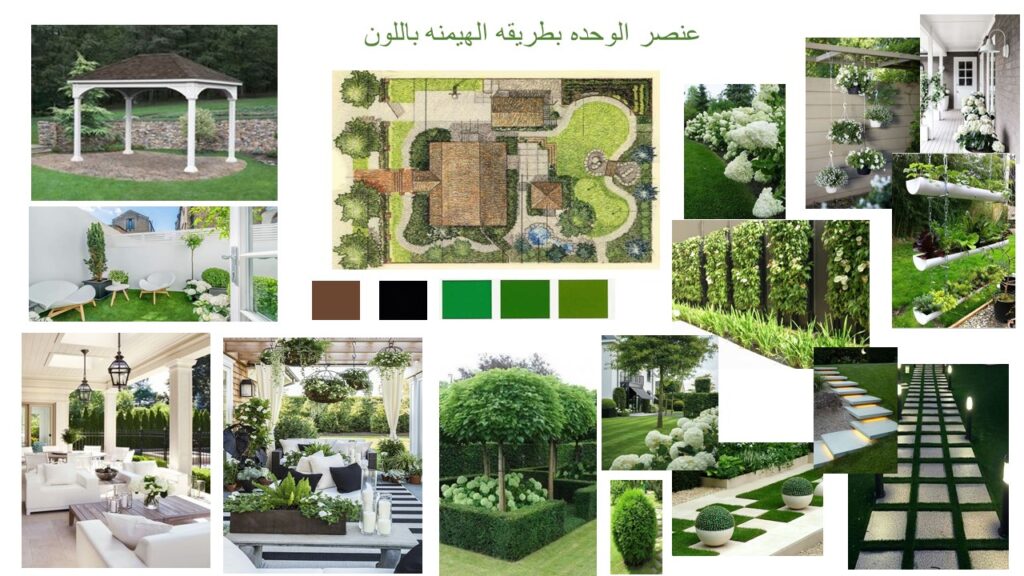 تطبيق عناصر التصميم