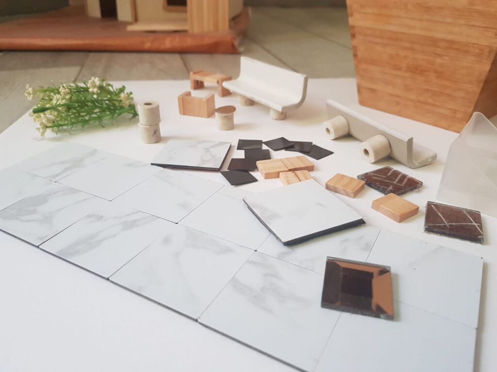 مكمل معماري داخلي بمقياس 1:50