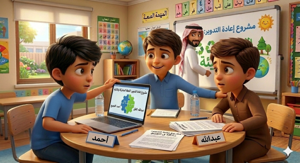 التطبيق العملي: تركيب العناصر والتصميم على صورة